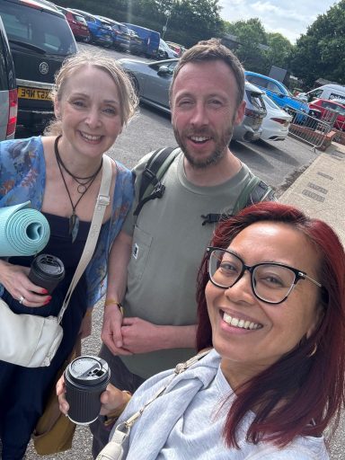 Clare with friends at Kent Wellness Festival 2026
