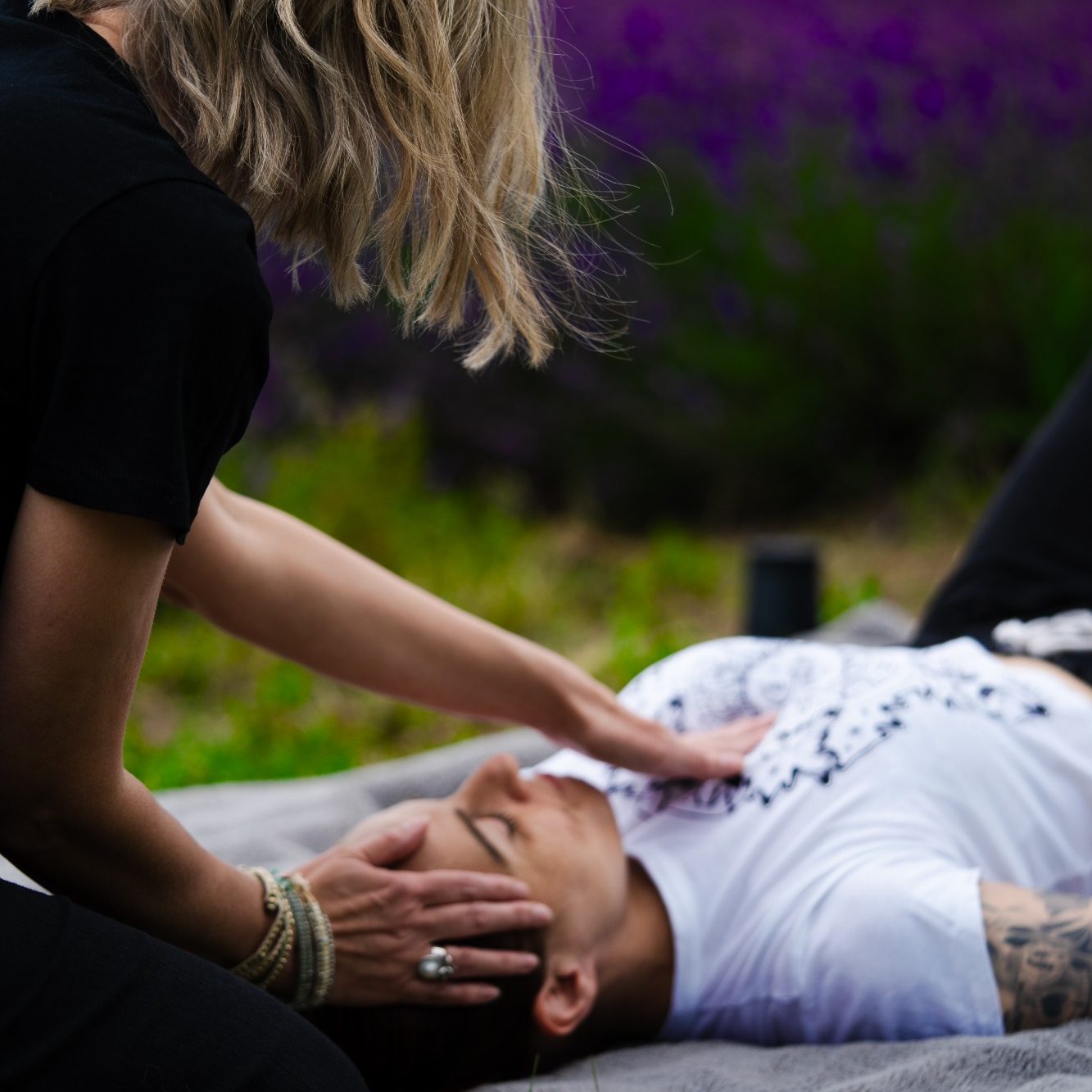 Applying bodywork to a breathwork session