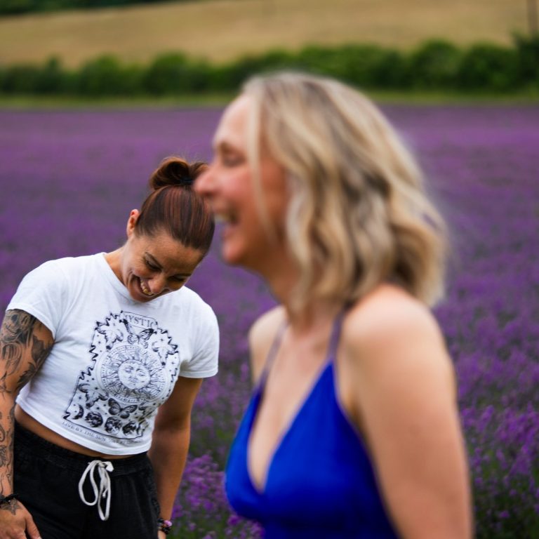 Clare of Healing Breath meditating